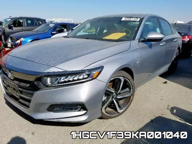 1HGCV1F39KA001040 фото 3