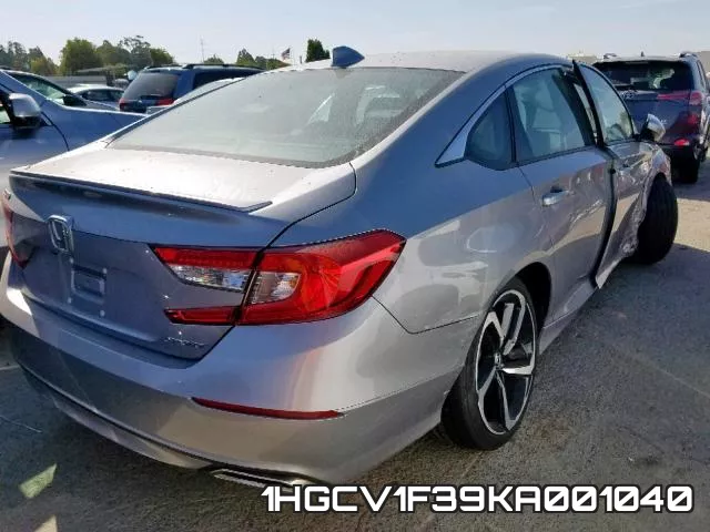 1HGCV1F39KA001040 фото 5