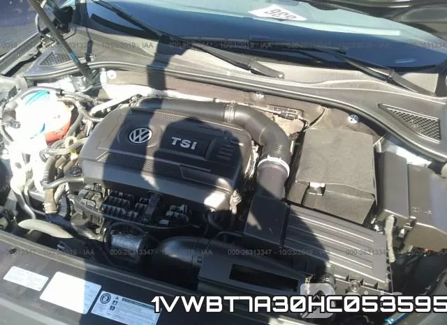 1VWBT7A30HC053595 фото 2