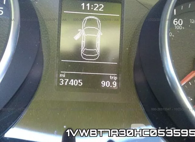 1VWBT7A30HC053595 фото 8