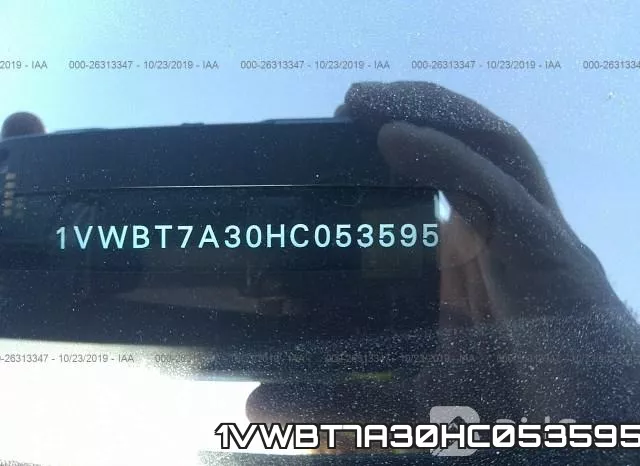 1VWBT7A30HC053595 фото 10