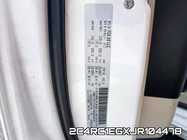 2C4RC1EGXJR104478 фото 2