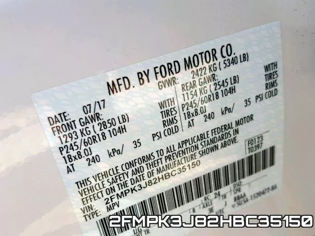 2FMPK3J82HBC35150 фото 2