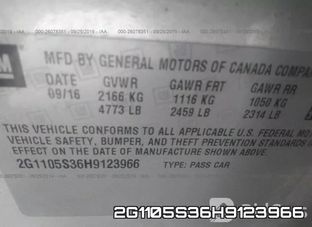 2G1105S36H9123966 фото 10