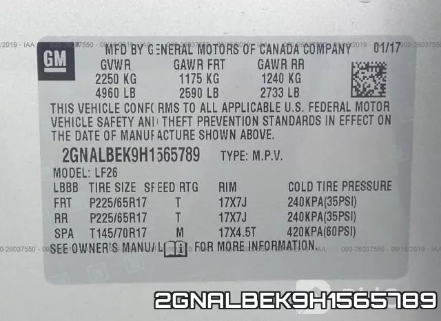 2GNALBEK9H1565789 фото 10