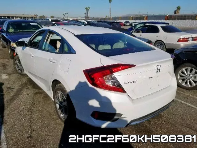 2HGFC2F60KH508381 фото 4