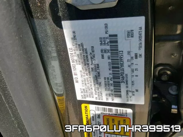 3FA6P0LU7HR399513 фото 2