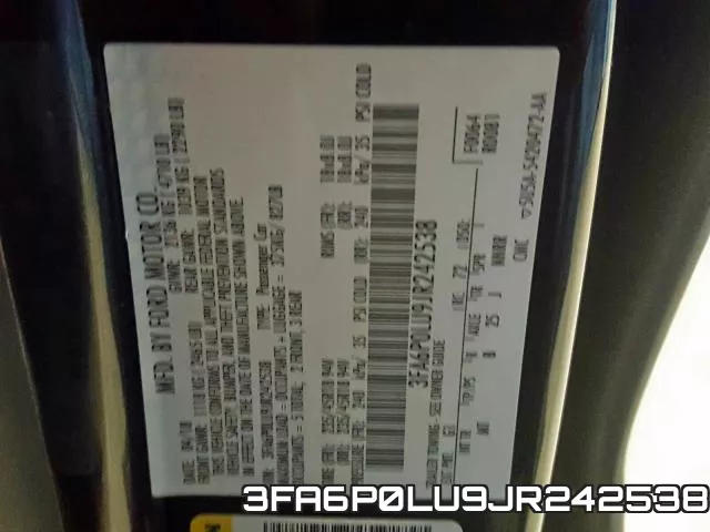 3FA6P0LU9JR242538 фото 2