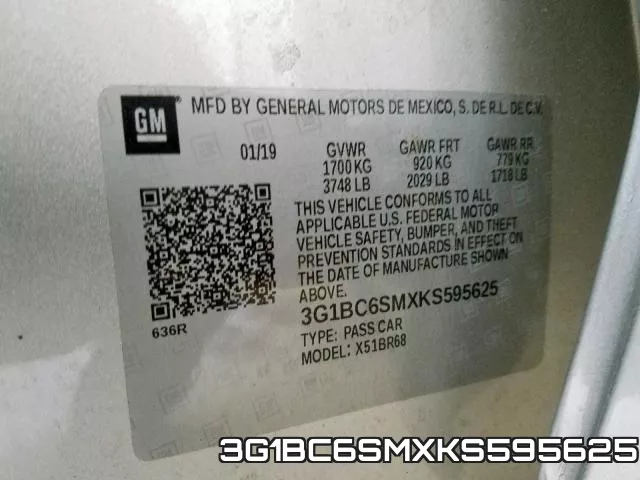 3G1BC6SMXKS595625 фото 2