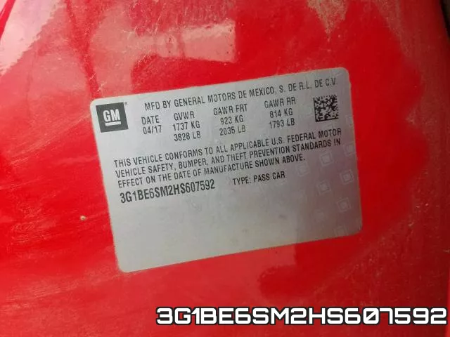 3G1BE6SM2HS607592 фото 2