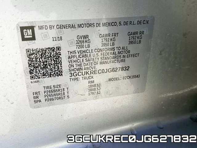 3GCUKREC0JG627832 фото 2