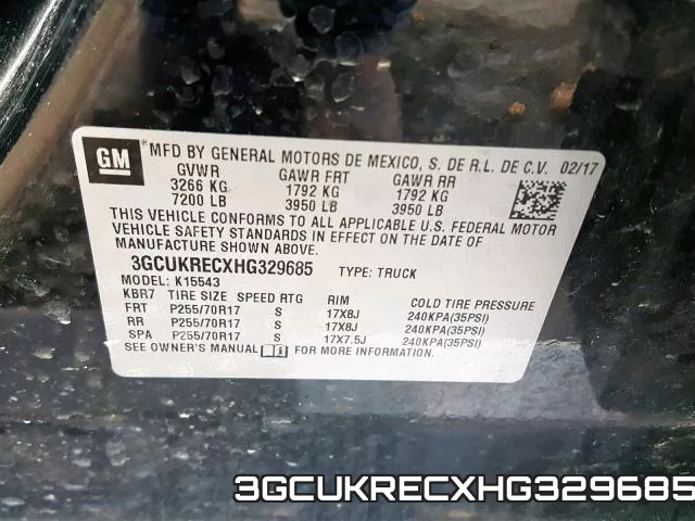 3GCUKRECXHG329685 фото 2