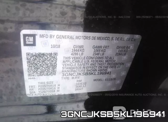 3GNCJKSB5KL196941 фото 10