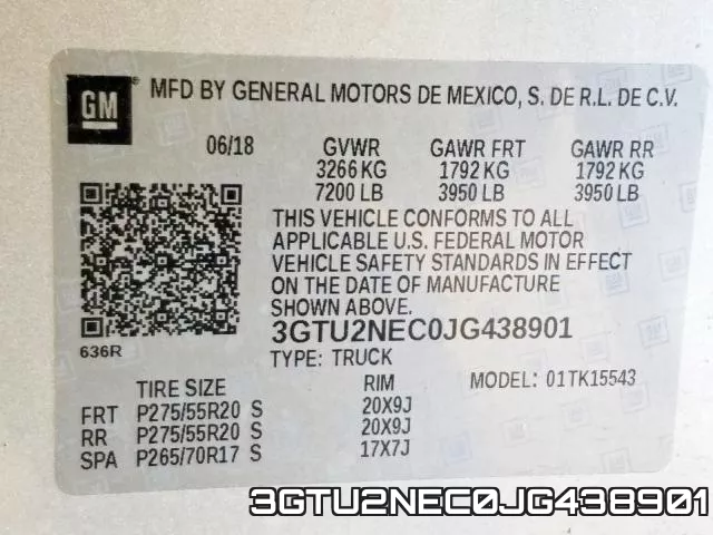3GTU2NEC0JG438901 фото 2