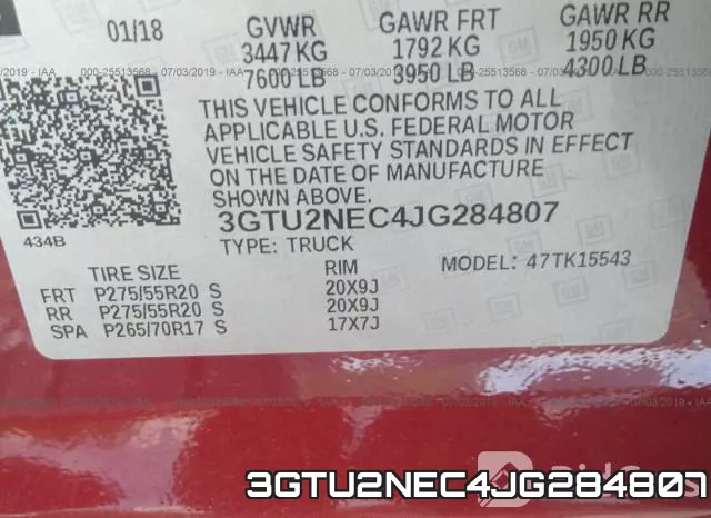 3GTU2NEC4JG284807 фото 10