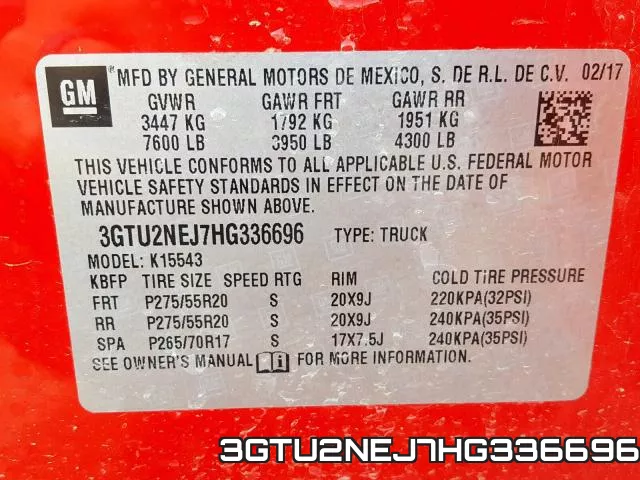 3GTU2NEJ7HG336696 фото 2