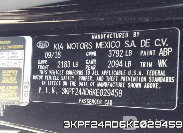 3KPF24AD6KE029459 фото 10