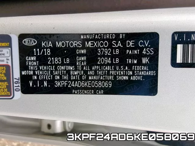 3KPF24AD6KE058069 фото 2
