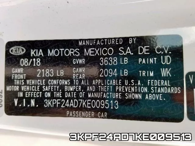 3KPF24AD7KE009513 фото 2