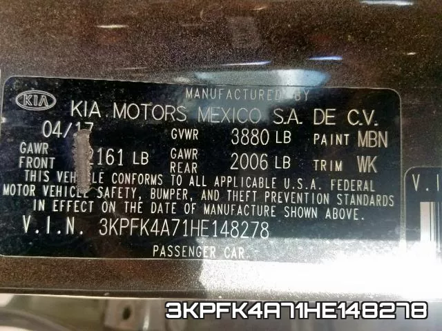 3KPFK4A71HE148278 фото 2