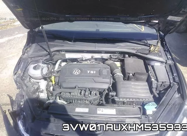 3VW017AUXHM535933 фото 2