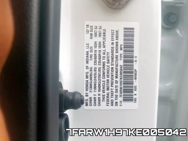 7FARW1H97KE005042 фото 2