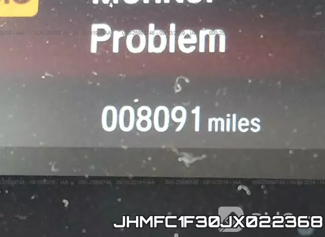 JHMFC1F30JX022368 фото 8