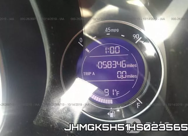 JHMGK5H51HS023565 фото 8