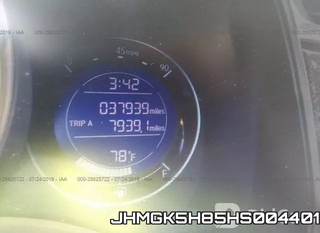 JHMGK5H85HS004401 фото 8