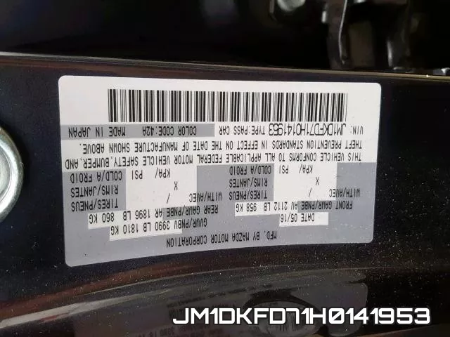 JM1DKFD71H0141953 фото 2