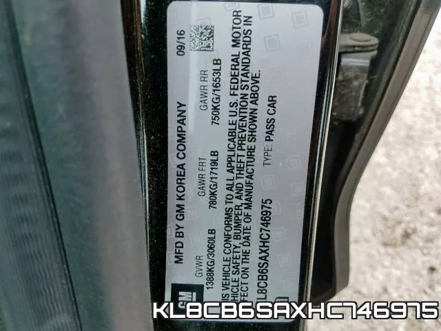 KL8CB6SAXHC746975 фото 2