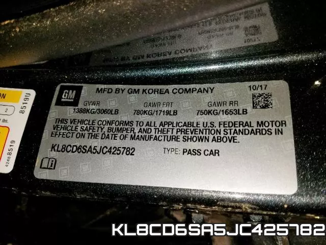 KL8CD6SA5JC425782 фото 2