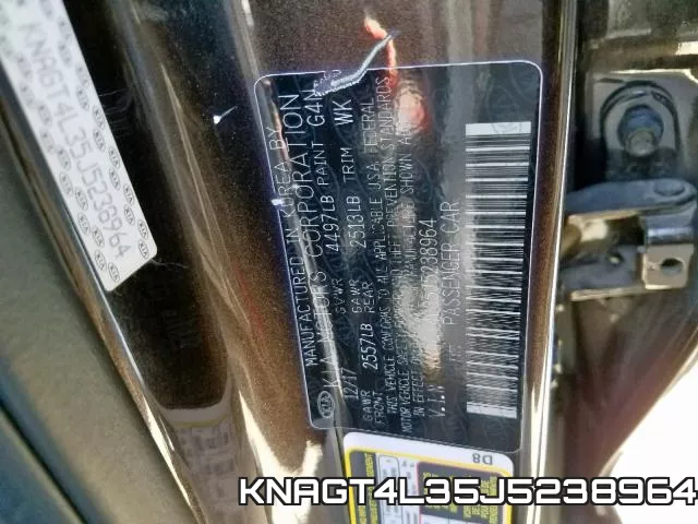 KNAGT4L35J5238964 фото 2