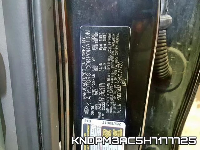 KNDPM3AC5H7177725 фото 2