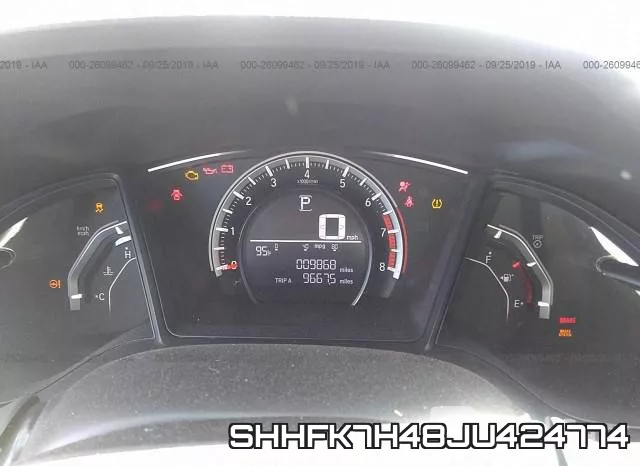 SHHFK7H48JU424774 фото 8