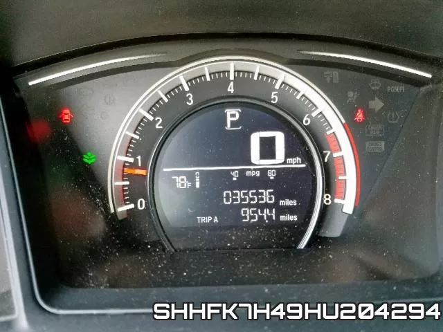 SHHFK7H49HU204294 фото 9