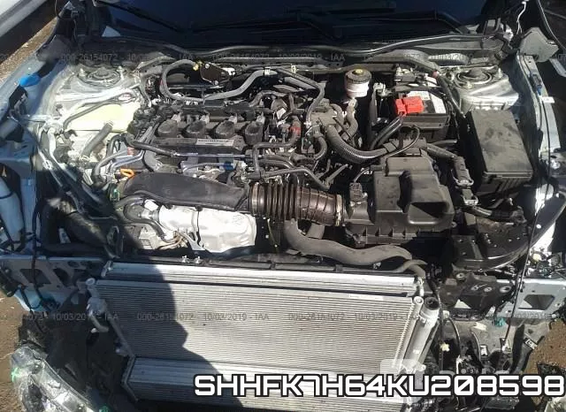 SHHFK7H64KU208598 фото 2