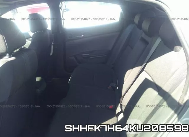 SHHFK7H64KU208598 фото 9
