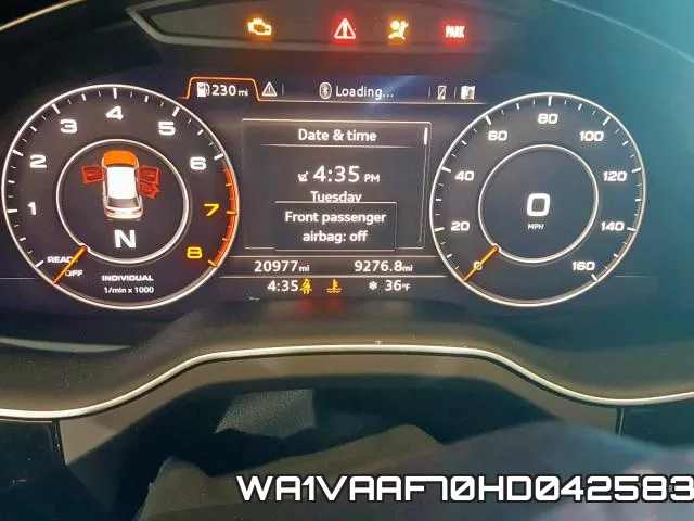 WA1VAAF70HD042583 фото 9