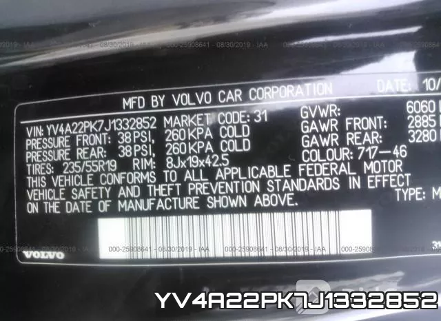 YV4A22PK7J1332852 фото 10
