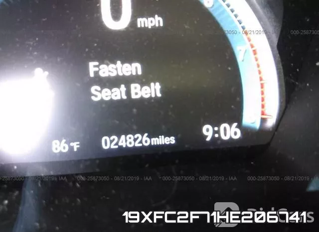 19XFC2F71HE206741 фото 8