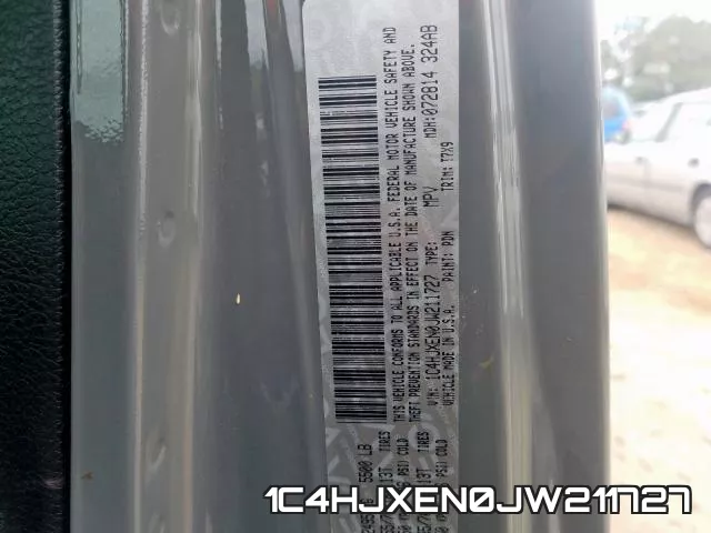 1C4HJXEN0JW211727 фото 2