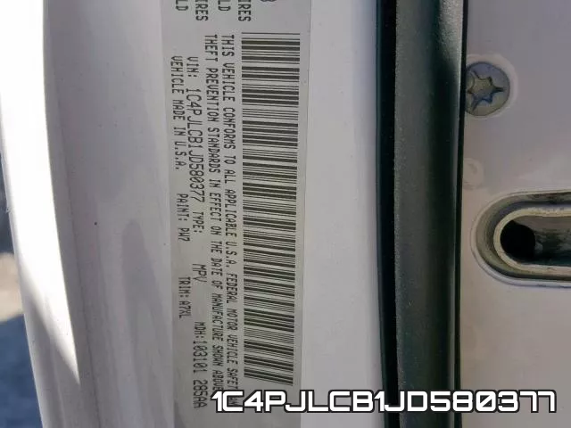 1C4PJLCB1JD580377 фото 2