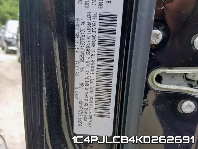 1C4PJLCB4KD262691 фото 2