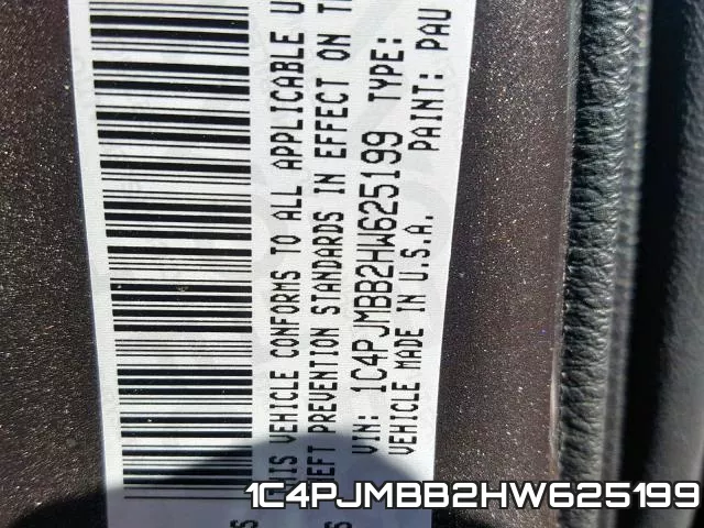 1C4PJMBB2HW625199 фото 2