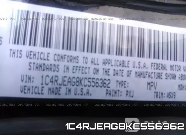 1C4RJEAG8KC556362 фото 10