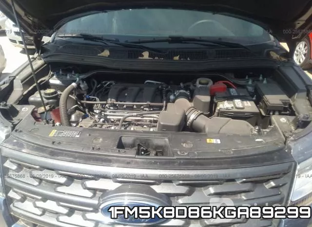 1FM5K8D86KGA89299 фото 2