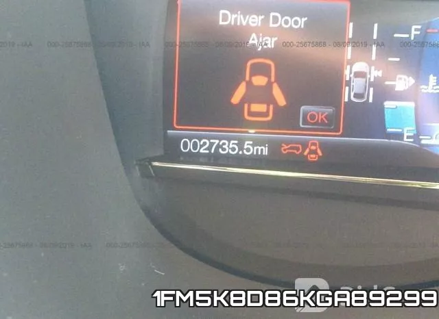 1FM5K8D86KGA89299 фото 8