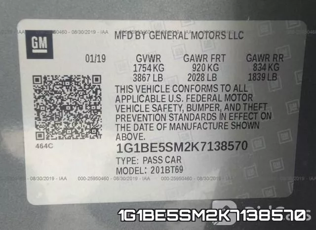 1G1BE5SM2K7138570 фото 10