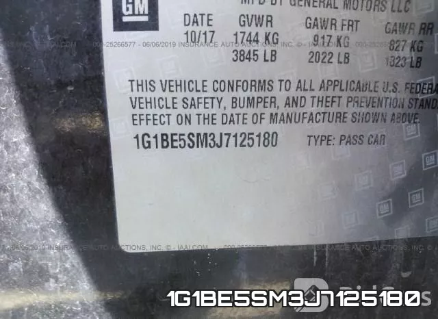 1G1BE5SM3J7125180 фото 10